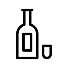 wine icon or logo isolated sign symbol vector illustration - high quality black style vector icons
