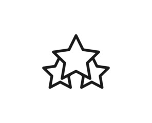 Obraz premium Black line icon on white background