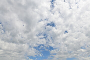 blue sky with clouds