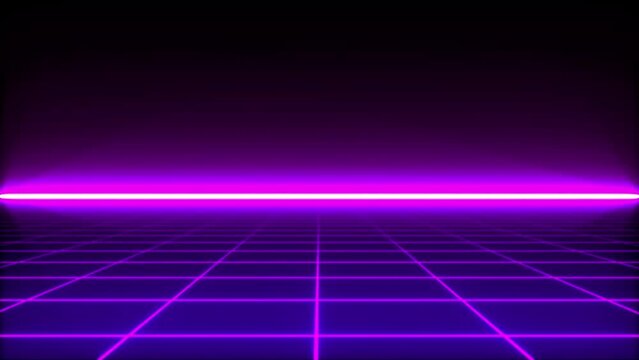 a futuristic technology background,80s style (3d rendering)