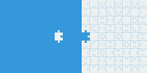 Puzzle icon background simple design