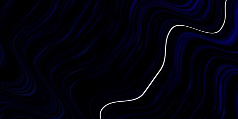 Dark BLUE vector background with bows.