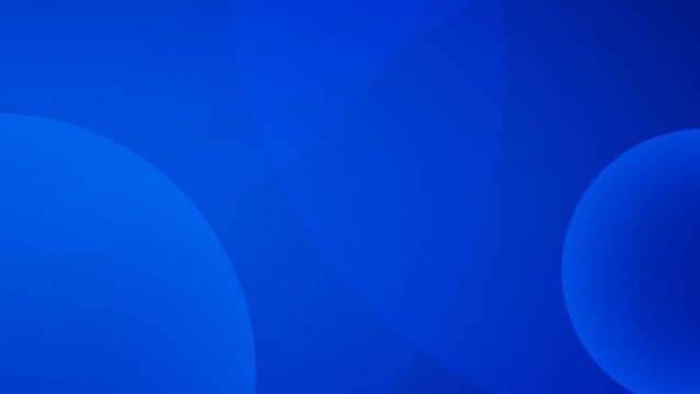 Blue Circles Fade 3d animation loop background