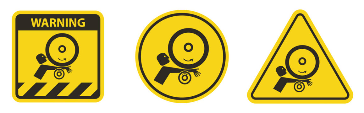 Arm in Rollers Symbol Sign Isolate On White Background,Vector Illustration EPS.10