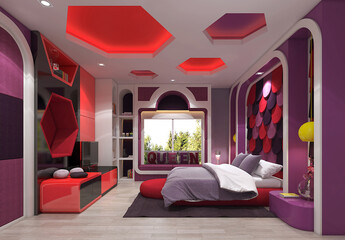 interior of a bedroom