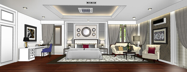 bedroom contemporary style