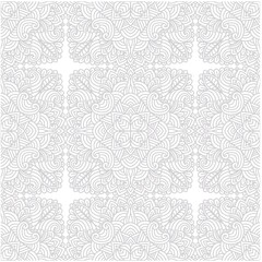 Seamless pattern abstract ethnic  art mandala 