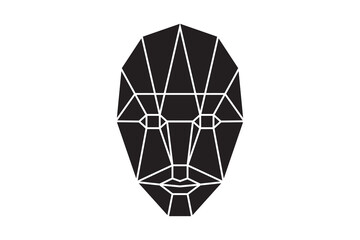 recognition icon, identity system recognize. Security digital scanner for verification and identification.