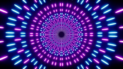Purple and Blue Colored Dotted Lights