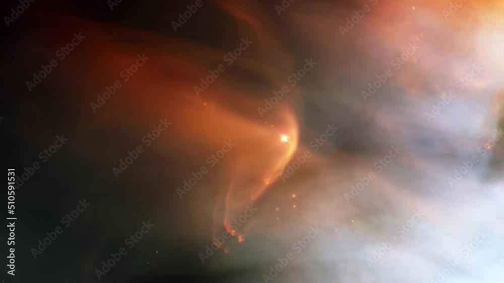 Wall mural colorful space motion background. elements of this image furnished by nasa.