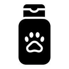 pet shop glyph icon
