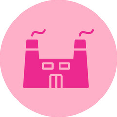 Fototapeta premium Factory Icon