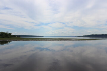 St Lawrence River in Portneuf, Quebec, Canada
