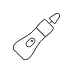 Nail grinder line outline icon