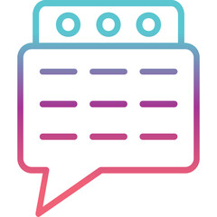 Obraz premium Chat Icon