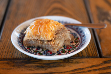 Baklava - traditional sweet pastry, Turkish deloghts