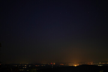 night view of the city