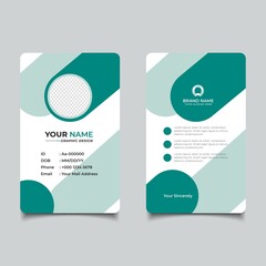 Modern and Clean Business id Card Template