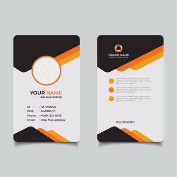 Modern and Clean Business id Card Template