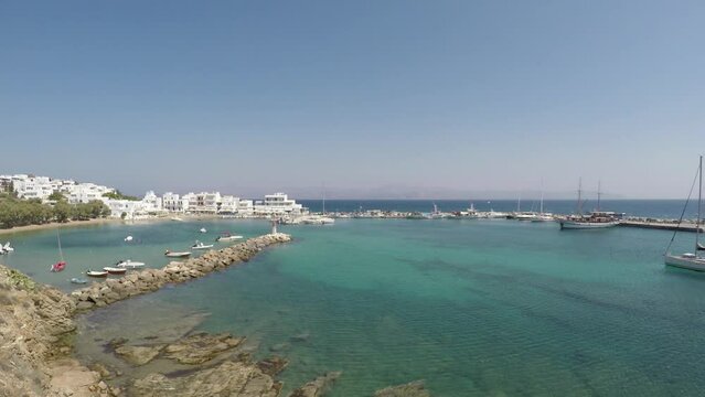 Pisso Livadi beach in Paros, Greece