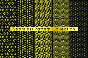  Geometric luxury pattern set