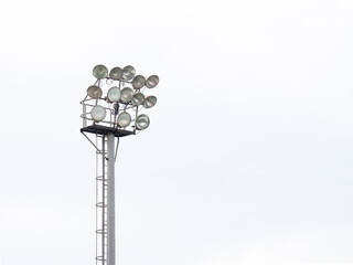 tall soccer field light pole