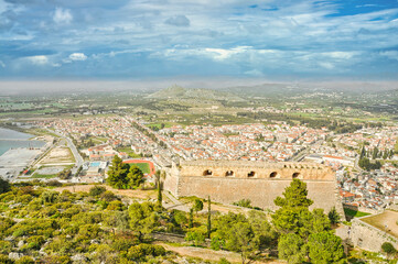 Nafplio city in Greece, Peloponnese