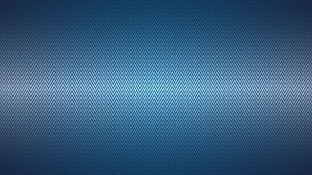 Blinking shiny blue background with moving up zigzag lines.