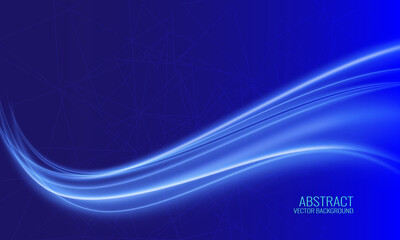 abstract geometric blue background