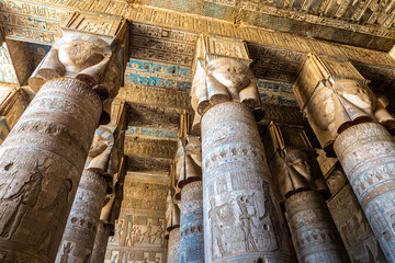 Dendera temple in Luxor, Egypt
