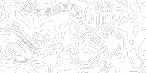 Black and white abstract background vector .The concept of a conditional geography scheme and the terrain path.  Topography map concept. Topographic background and texture Wavy backdrop - obrazy, fototapety, plakaty
