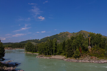 Fototapeta na wymiar Altai Territory. Katun River.