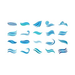 Wave beach vector illustration design