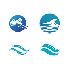 Wave beach vector illustration design