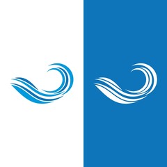 Wave beach vector illustration design