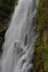 Fototapeta na wymiar Altai Republic. Shebalinsky district. The Kamyshla River. Kamyshlinsky waterfall.