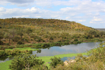 Fototapeta na wymiar Orpen Dam - Krüger Park Südafrika / Orpen Dam - Kruger Park South Africa /