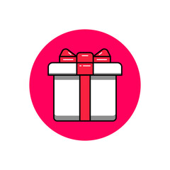 Gift box present icon