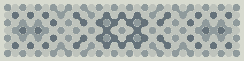 Multicolor truchet tiling connections illustration