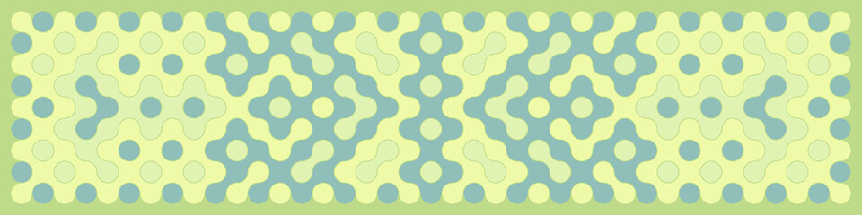 Multicolor truchet tiling connections illustration