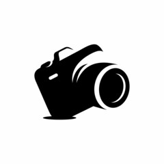 vector camera design on a white background, photography icon