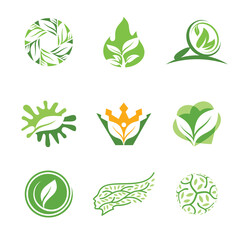 set of eco icons