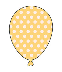 yellow balloon design