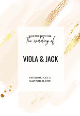 Beige abstract background Watercolor bridal brunch background,  minimalist design template border frame, thank you card, wedding invitation, save the date design, birthday graphics