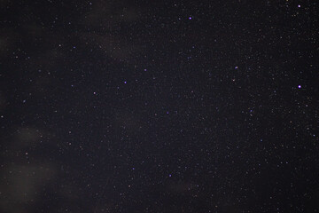 Fototapeta premium Stars in the dark blue night sky