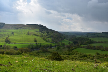 Fototapeta na wymiar Stunning Swaledale Landscape in Northern England in the Spring