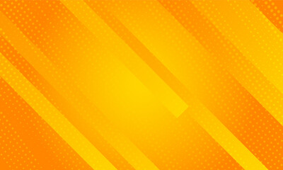 Orange gradient ray burst dot style background vector design