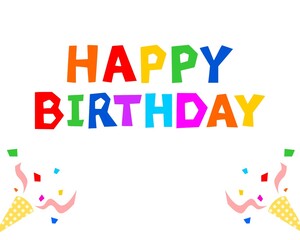誕生日のお祝いイメージ