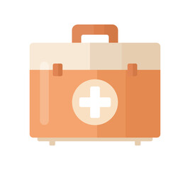 orange first aid bag