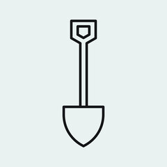 shovel vector for website symbol icon presentation